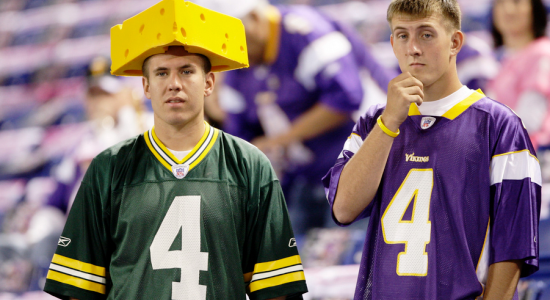 Fans of both teams were disappointed that Brett Favre did not un-retire and return to play in the playoffs