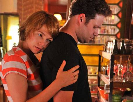 Michelle Williams and Seth Rogen are awkward.