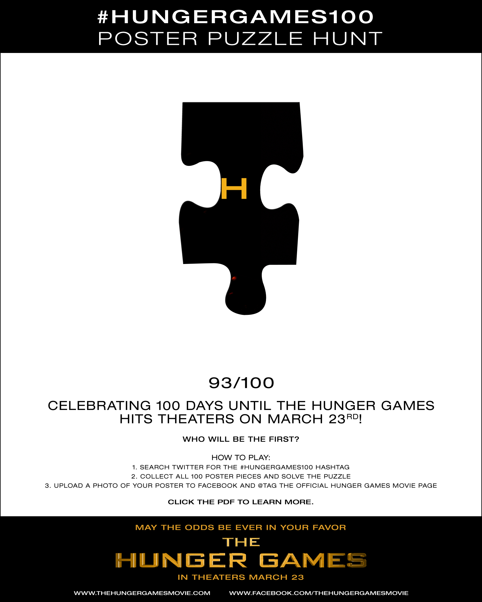 UPDATED: The Hunger Games 100 Days Puzzle Hunt