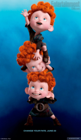 BRAVE Character Posters are Heavy on the Ginger