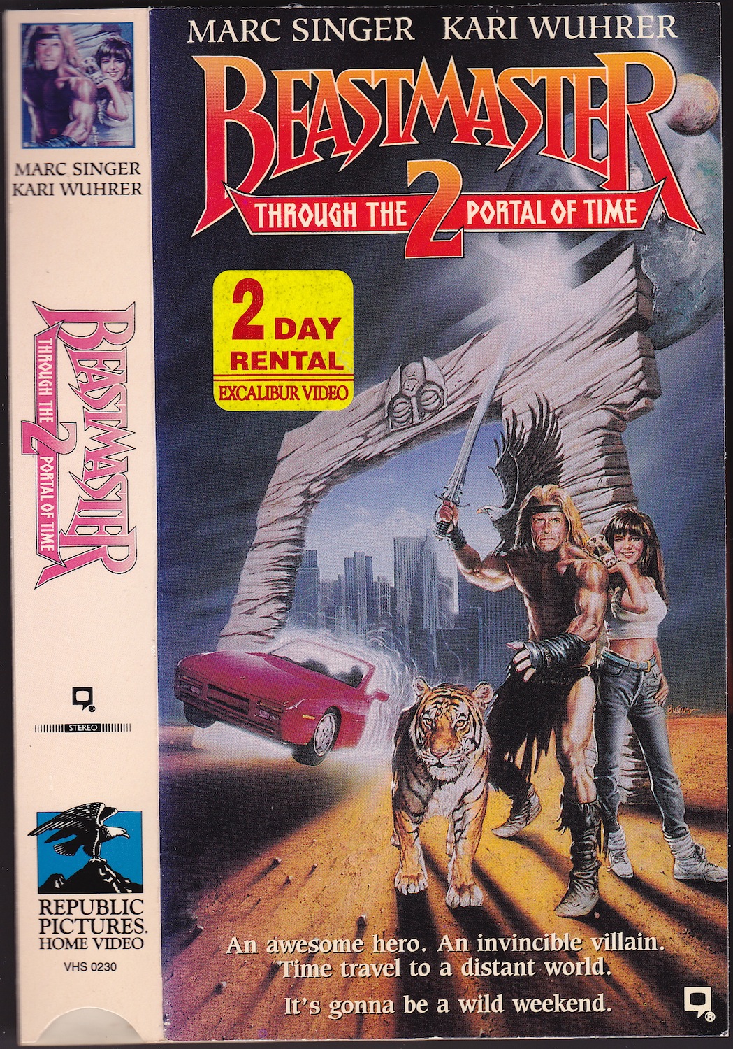 COLLECTING VHS: Beastmaster 2: Through the Portal of Time (1991)