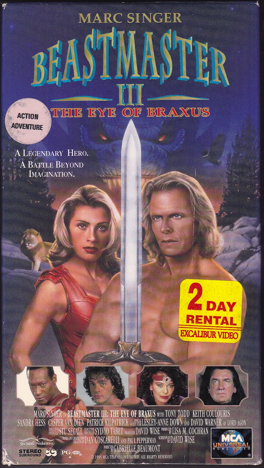 COLLECTING VHS: Beastmaster III: The Eye of Braxus (1996)
