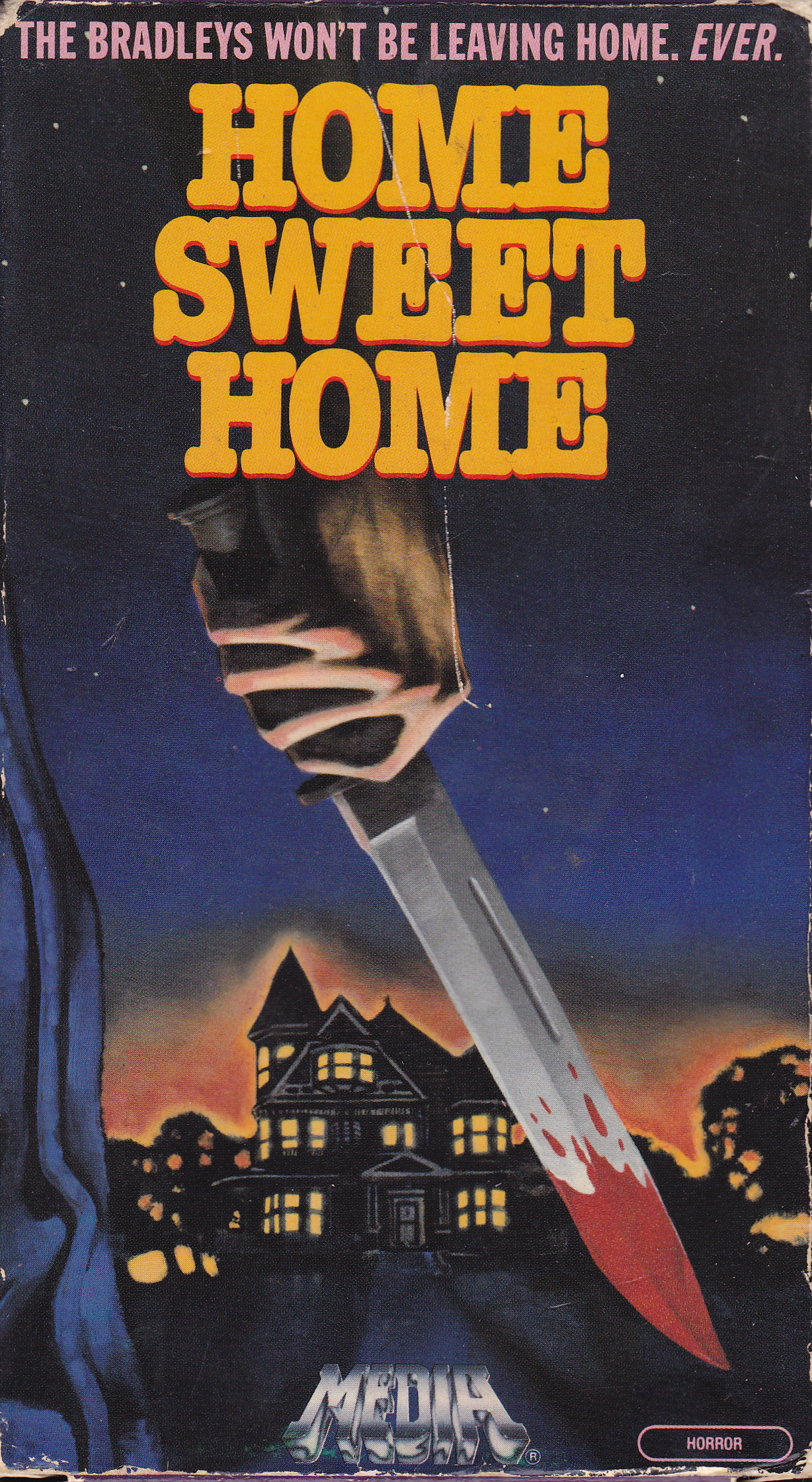 COLLECTING VHS THANKSGIVING-SLASHER DOUBLE FEATURE: Home Sweet Home (1981) & Blood Rage (1987)