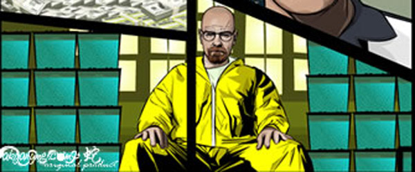 Neat GTA-inspired Breaking Bad poster
