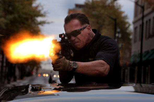 Arnold Blows Up Atlanta In SABOTAGE Trailer