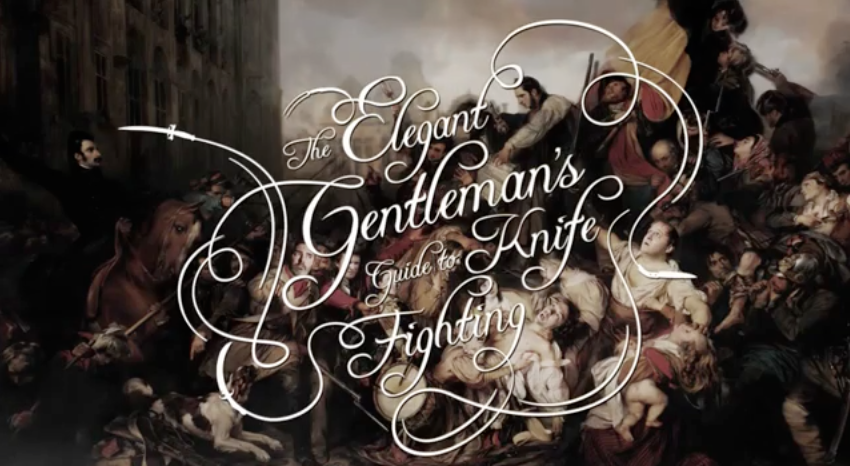 Ready For Some Knife Fighting From Some Elegant Gentlemen? Of Course You Are!