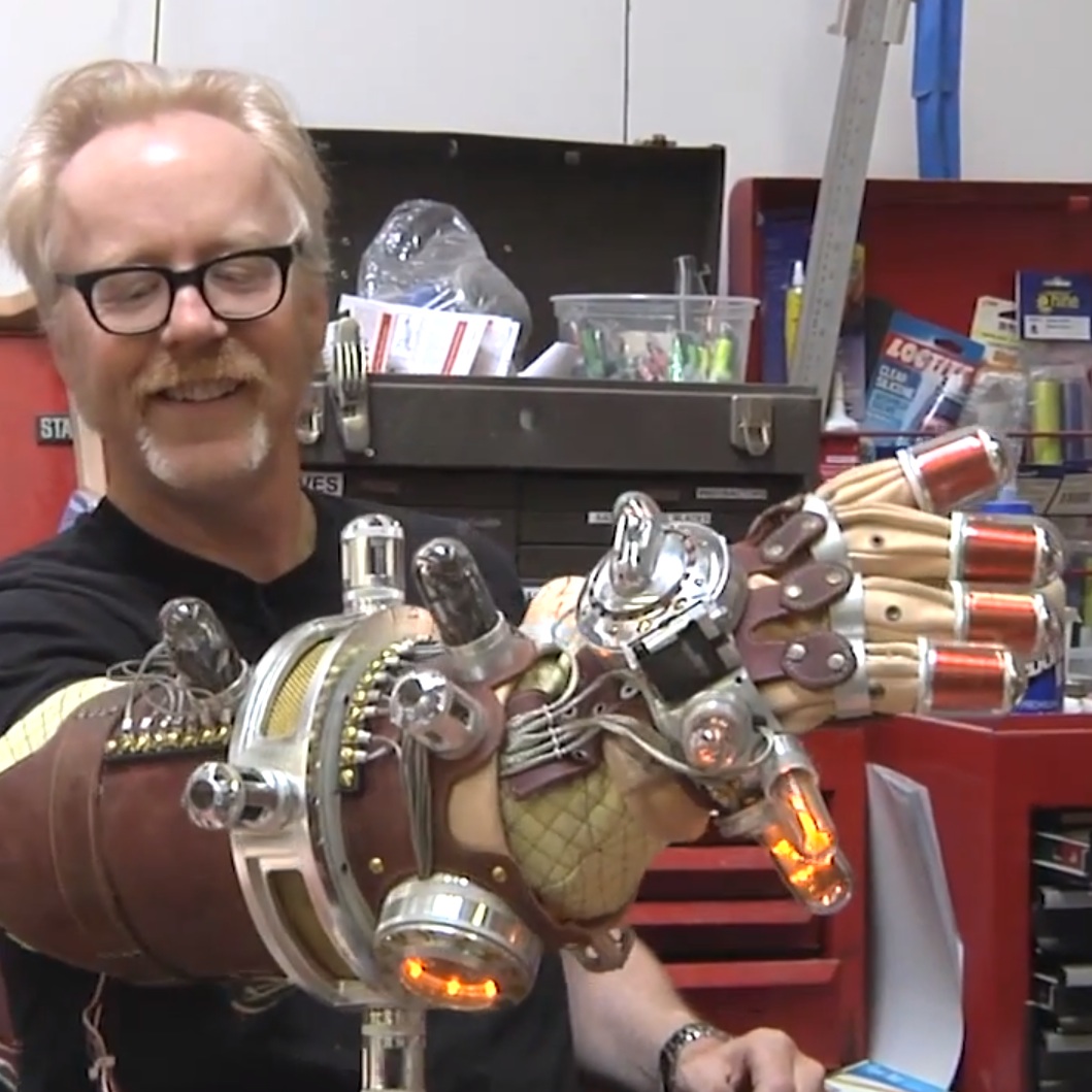 Mythbuster Adam Savage Shows Off His Hellboy Rasputin Glove