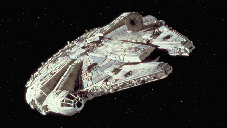 Video: The Millenium Falcon with a little Dark Knight Twist