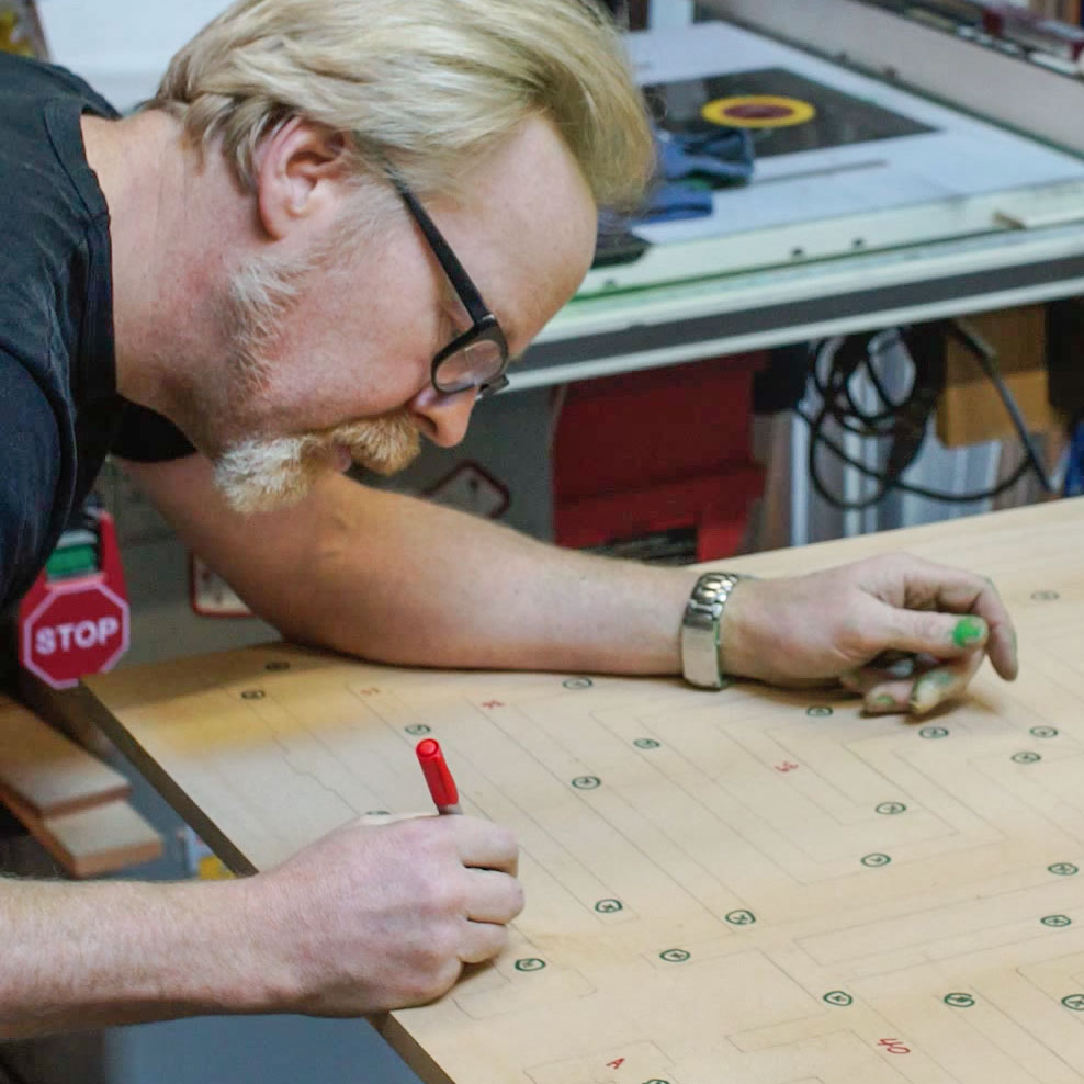 Adam Savage Builds The Mini Overlook Maze